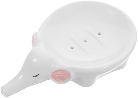 Elephant-Cutie Ceramic Soap Holder for the Bathroom