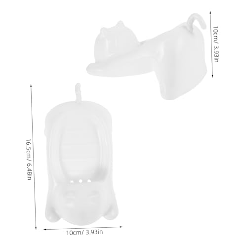 Adorable Cat-Themed Self-Draining Soap Holder