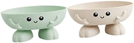 LIFKOME 2-Pack Soap Dishes with Draining Holes
