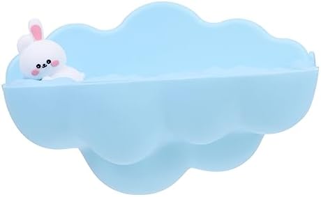 Stylish Wall-Mounted Cartoon Cloud Soap Dish for Bathroom Kitchen Organization