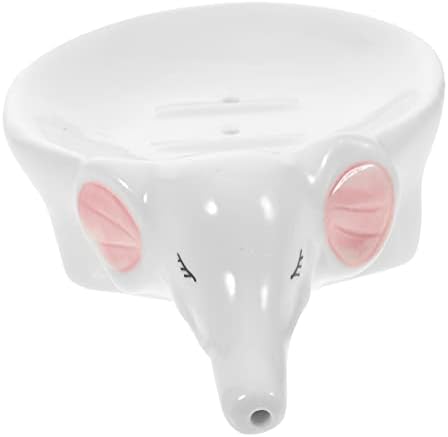 ABOOFAN Elephant Ceramic Soap Holder