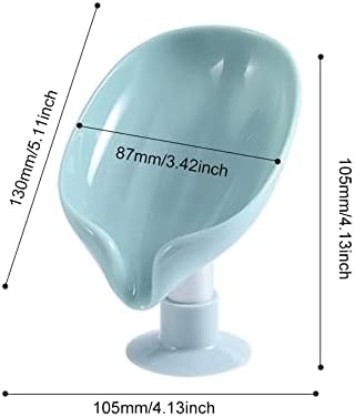 2PCS Suction Cup Soap Dish for Bathroom and Kitchen Use