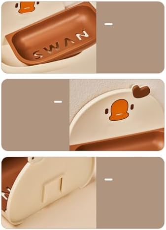 Beufee 2PCS Wall Mounted Soap Holder for Bathroom