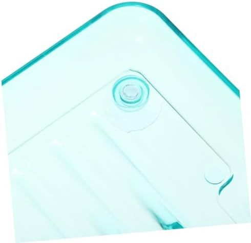 Green Metal Soap Holder with Suction Cup Safe Durable