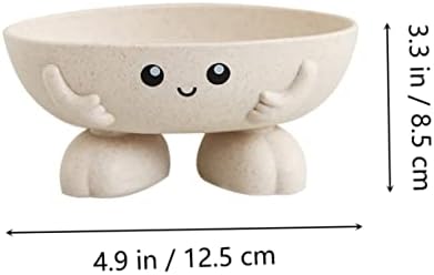 DECHOUS 2-Piece Cartoon Soap Dish Holder