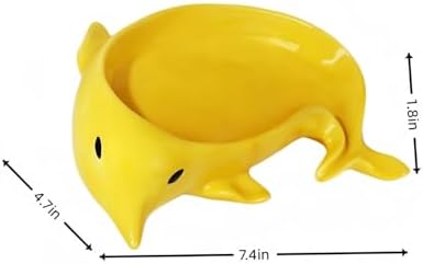 Cartoon Dolphin Ceramic Soap Dish with Self-Draining Fun