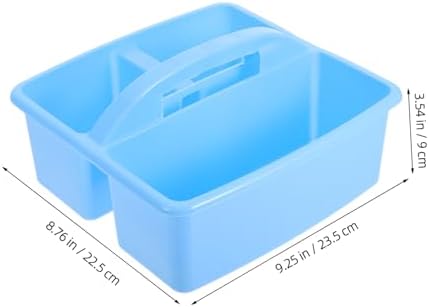 STOBOK Portable Office Organizer Caddy With Handle and Compartmentalization
