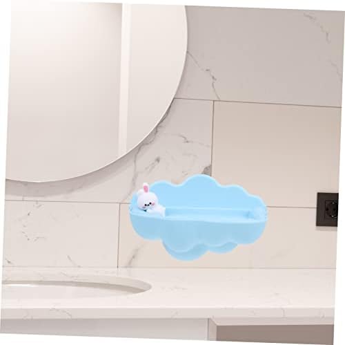 Stylish Wall-Mounted Cartoon Cloud Soap Dish for Bathroom Kitchen Organization