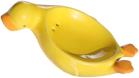 BUGUUYO Ceramic Cartoon Goose Soap Dish - predsaking Stylish