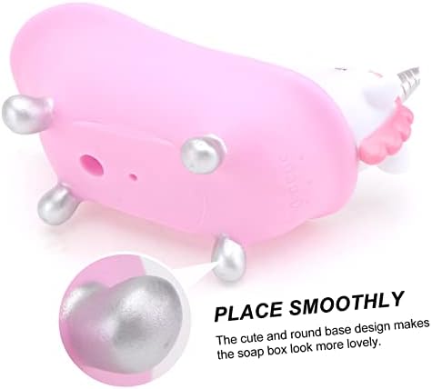IMIKEYA Unicorn Soap Holder Bathtub Dish for Kids