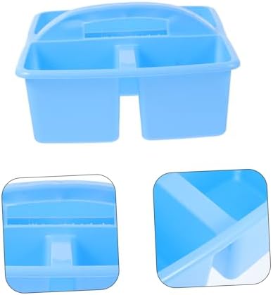 STOBOK Portable Office Organizer Caddy With Handle and Compartmentalization