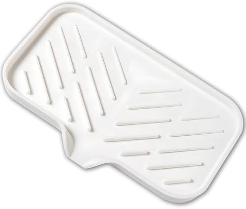 Silicone Soap Dish with Drain and Non-Slip Grid