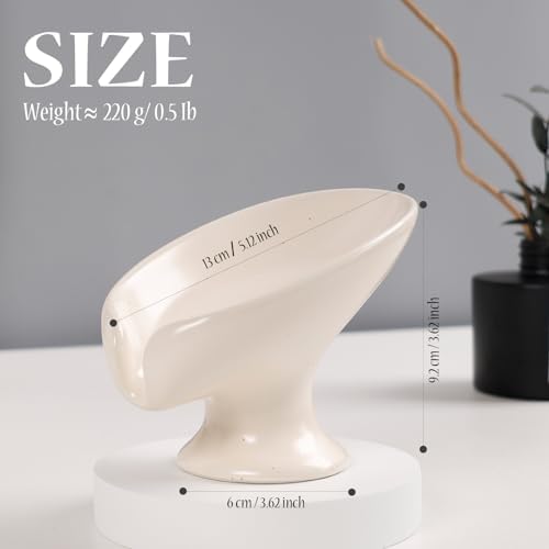 ANSS HOME Soap Dish Self-Draining Bar Soap Holder for Bathroom Sink