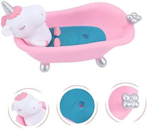 MAGICLULU Bath Cartoon Unicorn Travel Soap Dish Holder