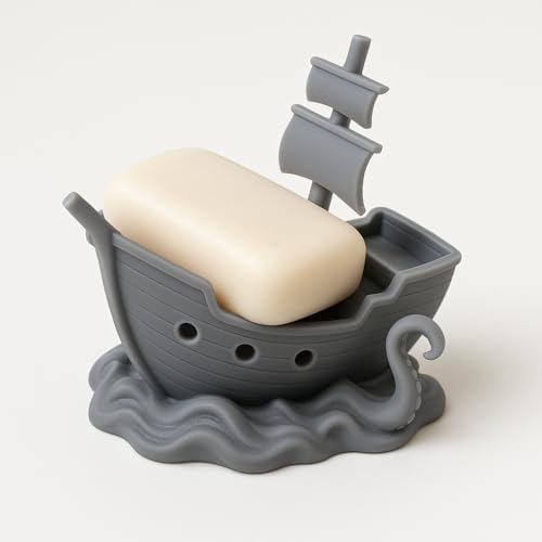 Sinking Pirate Ship Soap Dish