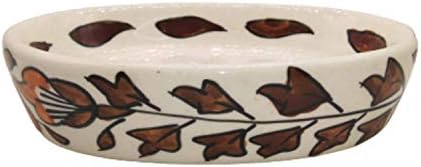 White Ceramic Handicraft Soap Dish tray