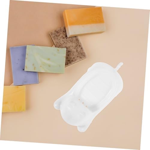 Cute Cat Soap Dish Self Draining Bathroom Holder