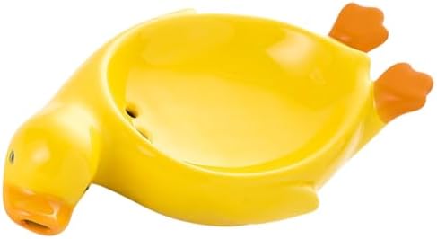 MAGICLULU Ceramic Soap Dish Unique Organizer for Bathroom