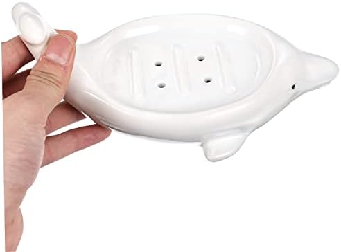 Amosfun Animal-Shape Self-Draining Soap Holder