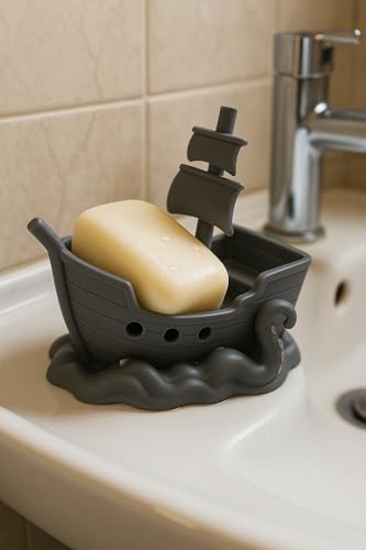 Sinking Pirate Ship Soap Dish