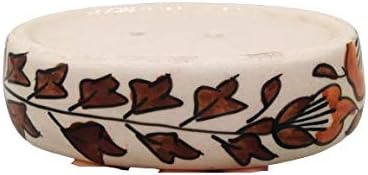White Ceramic Handicraft Soap Dish tray