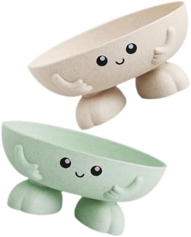 Adorable 2-Pack Soap Storage Trays