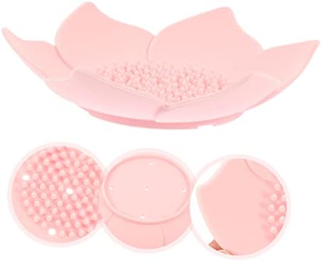 Floral Soap Dish - Self-Draining Bathroom Organizer