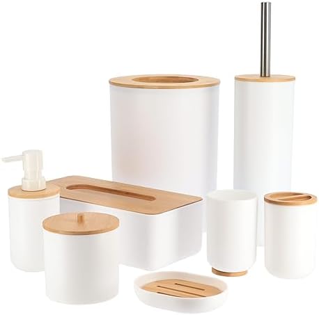EVIDECO Premium White Bamboo Soap Dish for Efficient Organization in Your Bathroom