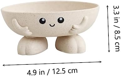 adesnwt x2 Adorable 2-Piece Cartoon Soap Dish