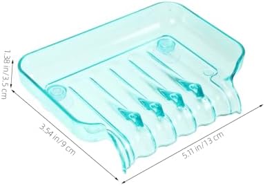 Garneck 1pc Green Cup Soap Basket Draining Holder for Kitchen and Bathroom