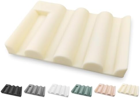 Neutral Color Silicone Soap Dish Non-Slip Durable