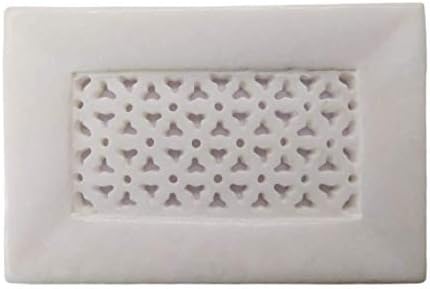 Handicraft Marble Soap Dish Tray Holder by Indian Artisan