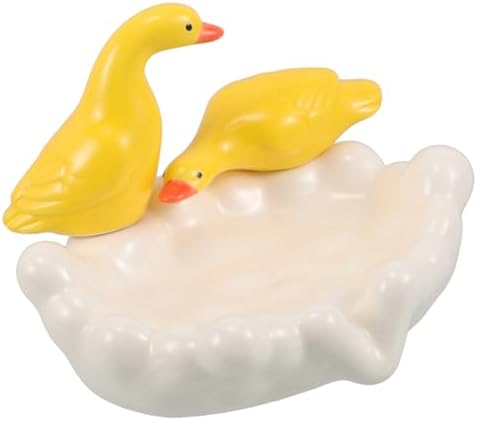 BUGUUYO Cute Duck Soap Dish for RV Bathroom Storage