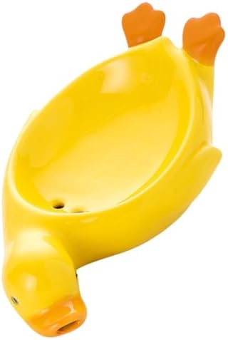 Duck-Shape Ceramic Soap Dish