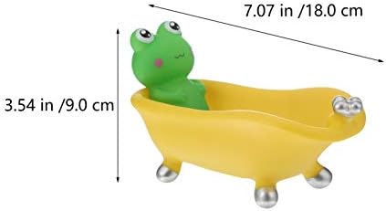 Hemoton Reusable Frog- friendly Soap Holder for Kids Adults Durable Safe