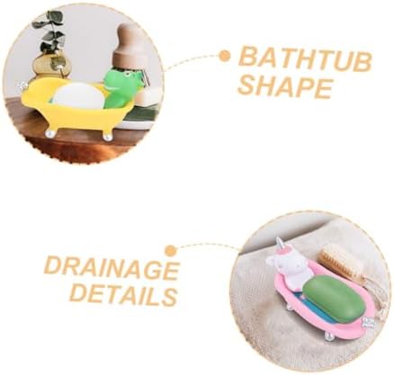 2pc Cute Cartoon Animal Soap Holder
