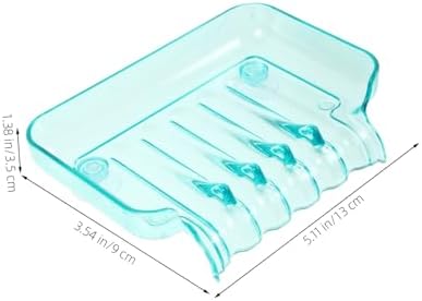Green Metal Soap Holder with Suction Cup Safe Durable