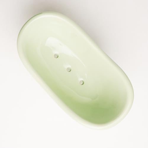 Eco-Friendly Ceramic Minimalist Soap Dish for the Bathroom