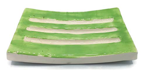 Handmade Long Green HandmadeSoapDish