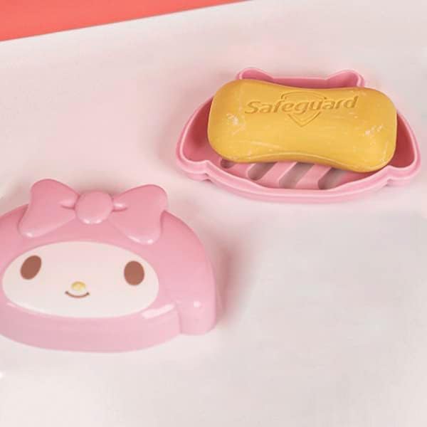 My Melody Design Cute Pink Travel Soap Case