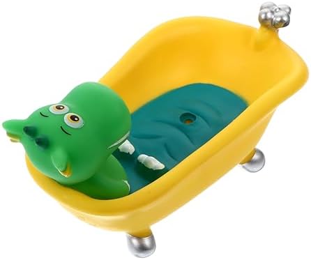 Cute Dinosaur Soap Dish Sponge_holder Small Box Drainage Design Boys and Girls