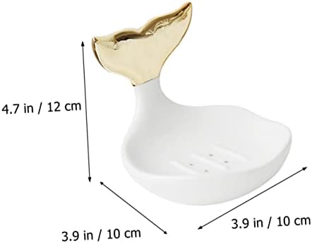Healifty Modern Stylish Shaped Soap Holder for Bathroom Organization