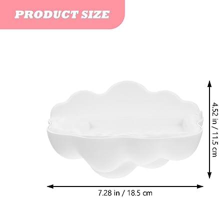 FOMIYES Wall-Mounted Durable White Soap Holder