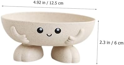 Set of 2 Bar Soap Dishes for Bathroom Drainage and Storage