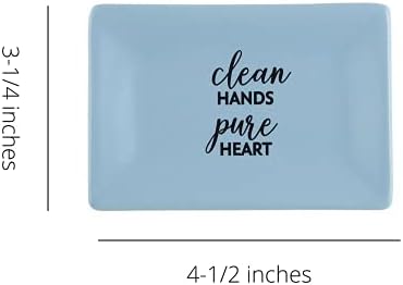 Needzo Blue Ceramic HandSoap Dish