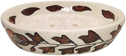 White Ceramic Handicraft Soap Dish tray