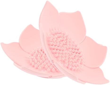 Floral Soap Box with Silicone Base and Drainage