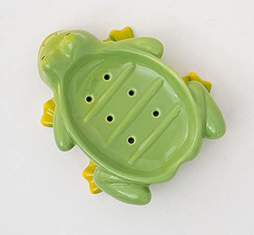 Fancy Ceramic Soap Dish with Fun Frog Design 123Arts