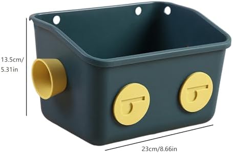 Shower Storage Organizer With Hooks Blue LZ 042901
