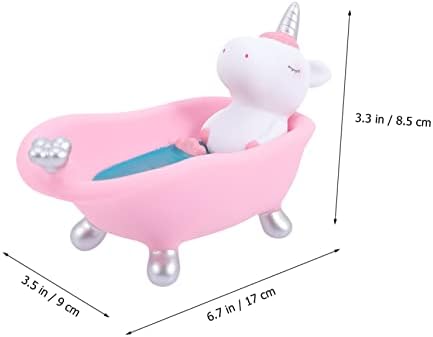 Cartoon Unicorn Soap Holder for Bathroom Durable Adorable